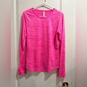 LOLE Vibrant Pink Long Sleeve Top